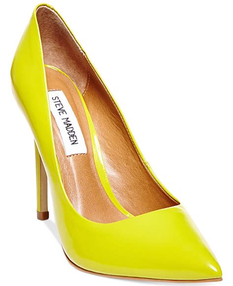 yellow pumps